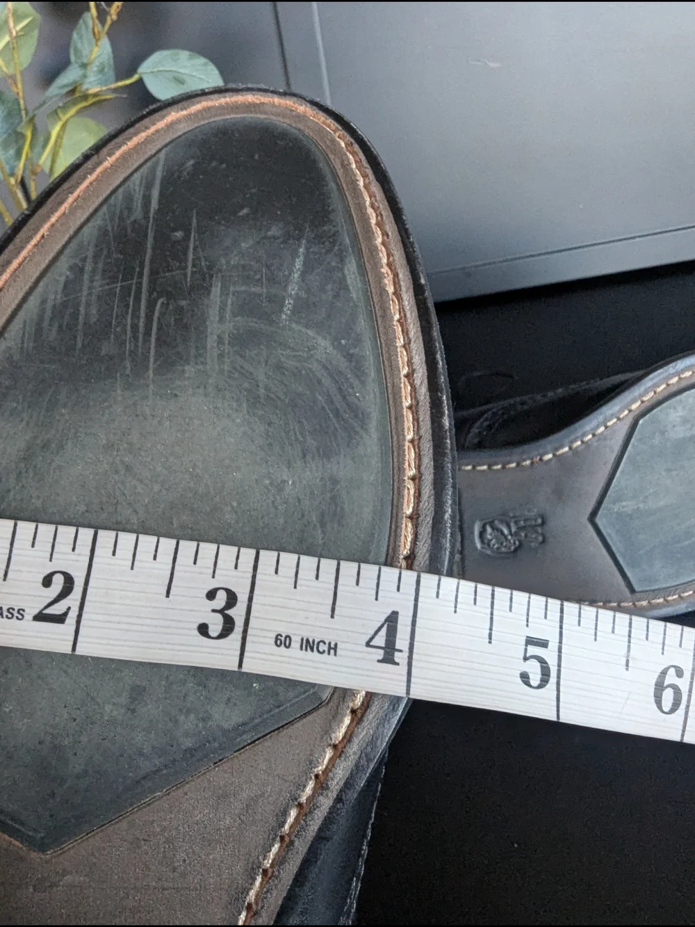 John Varvatos Black Leather Wingtip Derby Dress Shoes